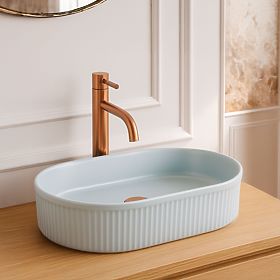 Lavoar de mobilier Rea Vanda Baby Blue Matt, Rea