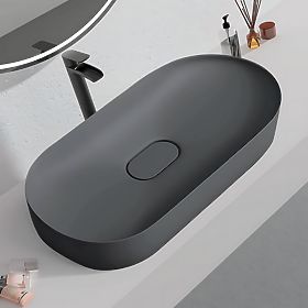 Lavoar din conglomerat IRIS 71 CM gri mat