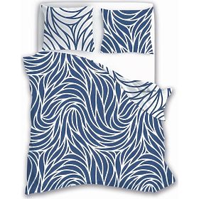 Lenjerie de pat microfibra Waves 140x200cm + 70x90cm, Faro