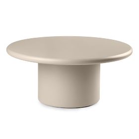 Masă de cafea Arce 80 cm, bej închis, mată