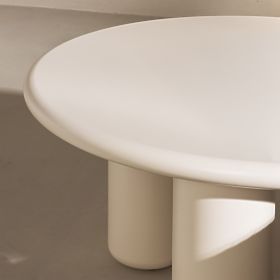 Masă de cafea Blair 60 cm, crem, mat