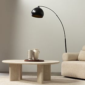 Masă de cafea Cameron 130 cm, travertin