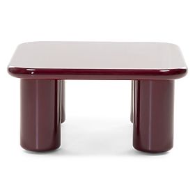 Masă de cafea Cherry 70 cm, burgund/vișiniu, lucios, lectus