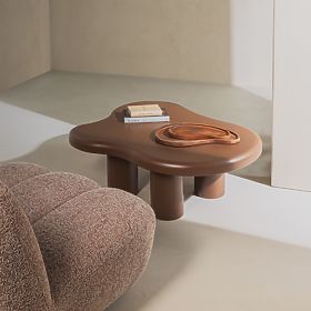 Masă de cafea Vercelli 100 cm, choco, lectus