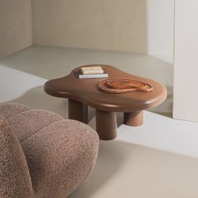 Masă de cafea Vercelli 100 cm, choco, lectus