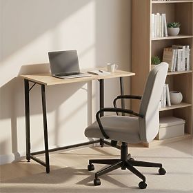 Masă de calculator pliabilă 80x45 cm masă pentru laptop stejar deschis loft ModernHome, MODERNHOME