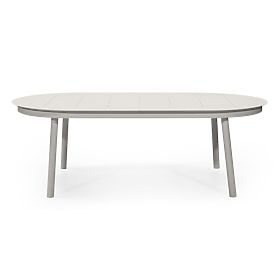 Masă de grădină extensibilă Marinelli 230-300 cm, aluminiu, bej deschis, lectus
