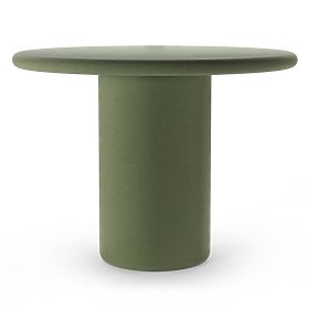 Masă de grădină Vibonis 100 cm, rotundă, din ciment, verde