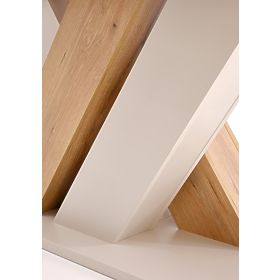 Masa extensibilă BRANDON 160-200/90 cm cașmir/stejar cremona (2p=1buc)