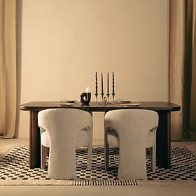 Masă extensibilă Marbella 160-200 cm, dreptunghiulară, stejar închis, lectus