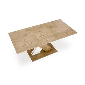 Masă extensibilă XARELTO stejar lancelot – alb