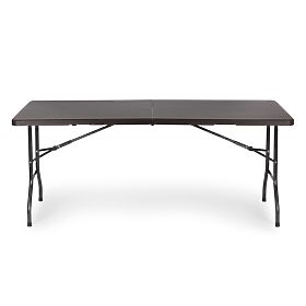 Masă pliabilă de banchet de grădină catering 180 cm ratan ModernHome, MultiGarden