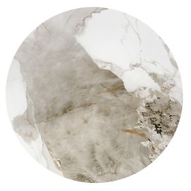 Măsuță de cafea CECILIA_S marmură albă / gri / auriu (2p=1buc), Halmar