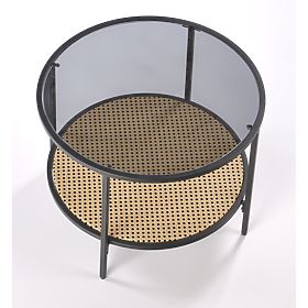 Măsuță de cafea DAKOTA fumurie / naturală (1p=1buc)