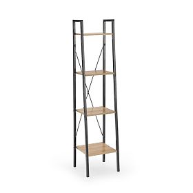 NARVIK REG1 negru / stejar sonoma, Halmar