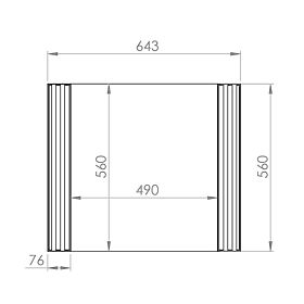 Oglinda Sophie - bej