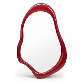 Oglindă suspendată Maluma, roșie, lucioasă