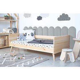 Panou tapițat Arc - gri