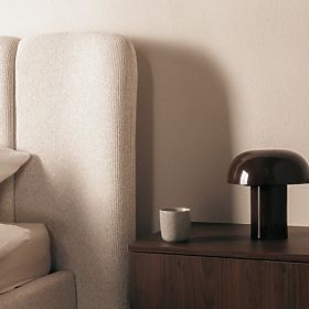 Pat de tapițerie Snoovia 160x200 cm, cu somieră și spațiu de depozitare, bej deschis