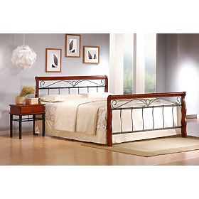 Pat VERONICA 160 cm cireș ant./negru (4p=1buc)