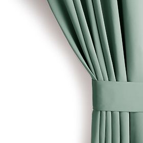Perdea RESTILO BLACKOUT culoare mentă, stil clasic, inele argintii, material bl