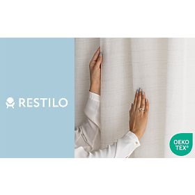 Perdea RESTILO DRIMAR culoare bej stil modern material in, microfibră 140x250