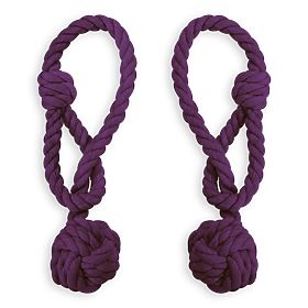 Perdele - accesorii DAUPHIN culoare mov ameliahome