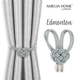 Perdele - accesorii EDMONTON culoare gri ameliahome