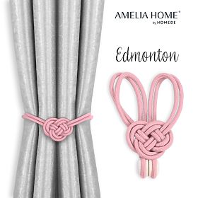 Perdele - accesorii EDMONTON culoare roz pudră ameliahome