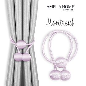 Perdele - accesorii MONTREAL culoare lila ameliahome