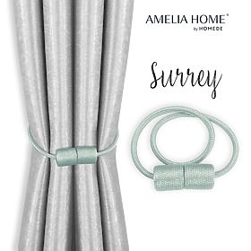 Perdele - accesorii SURREY culoare albastru deschis ameliahome