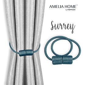 Perdele - accesorii SURREY culoare albastru marin ameliahome