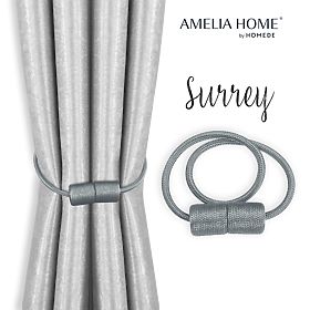 Perdele - accesorii SURREY culoare gri ameliahome