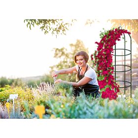 Pergolă metalică stâlp verde închis 190 cm