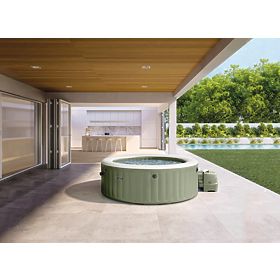 Piscină SPA gonflabilă cu hidromasaj pentru 6 persoane 216x71 cm accesorii premium INTEX 28428NP, INTEX