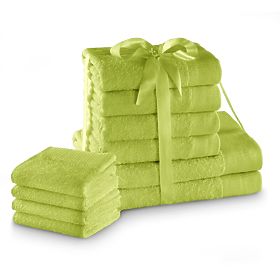 Prosop AMARI - AMELIAHOME culoare verde stil clasic 2*70x140+4*50x100+4*30x50 AmeliaHome