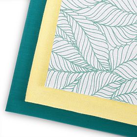 Prosop de bucătărie LETTY culoare turcoaz motiv imprimat stil modern 50x70 ameliahome