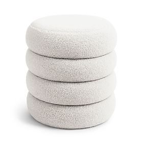 PUF SNUGGO ALB CEAȚOS