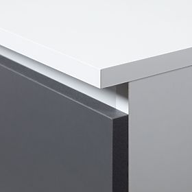 RAFT ÎNCHIS R60 2D 1SZ CLP PK ALB / GRI