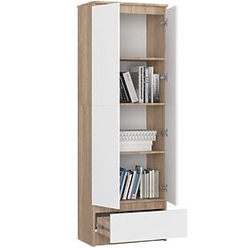 RAFT ÎNCHIS R60 2D 1SZ CLP PK STEJAR SONOMA / ALB