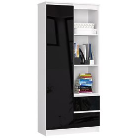 RAFT OFFICE 80 cm CLP R11 PK ALB / NEGRU LUCIOAS