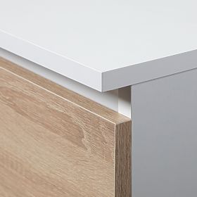RAFT OFFICE 80 cm CLP R11 PK ALB / SONOMA
