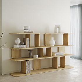 Raft Tulumo 200 cm, rotunjit, Stejar Cremona Torro, lectus