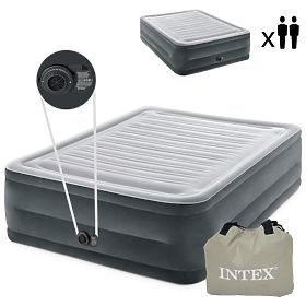 Saltea gonflabilă dublă cu pompă automată - 203x152 cm INTEX 64418, INTEX