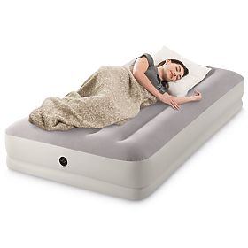 Saltea gonflabilă pentru dormit 191x99x30 cm single cu pompă USB INTEX 64177, INTEX