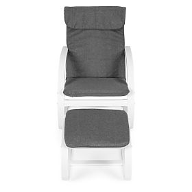 Scaun balansoar finlandez cu suport pentru picioare pentru living ModernHome, MODERNHOME