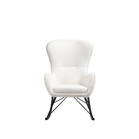 Scaun balansoar HARMONIE - alb, Halmar