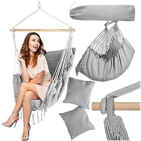 Scaun brazilian suspendat BAHIO gri