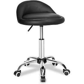 Scaun cosmetic de coafură LOMO negru