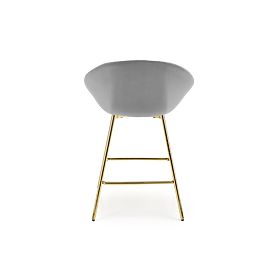 Scaun de bar H112 gri / auriu (2p=2buc)